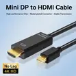 Mini DisplayPort to HDMI Cable Adapter - 4K UHD - 3