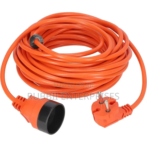 Orange Outdoor Extension Cord 5m - 1