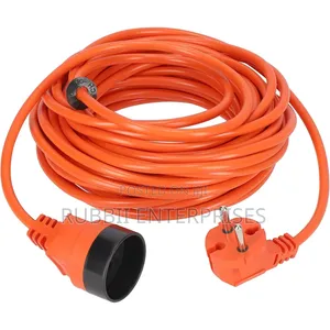 Orange Outdoor Extension Cord 5m