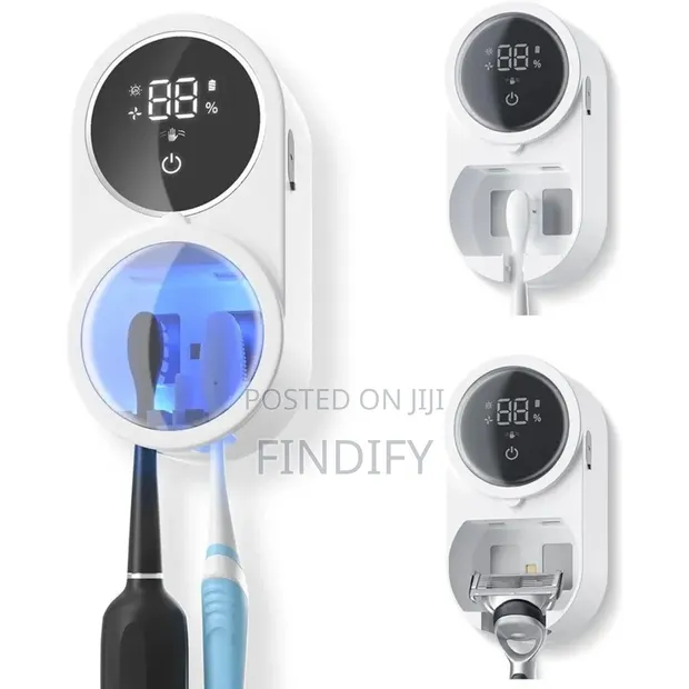 UV Toothbrush Sanitizer Box with Drying - 1