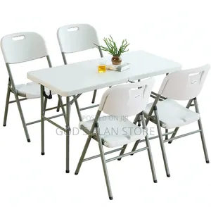 Portable Folding Dining Table and Chairs Set