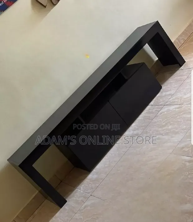 TV Stand Unit in Black - 1