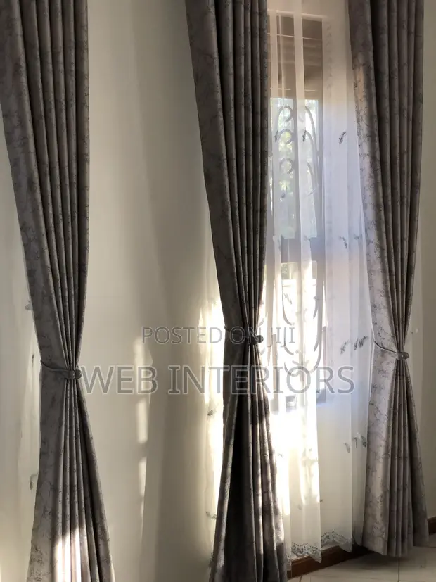 Cotton Curtain Material Per Meter - 1