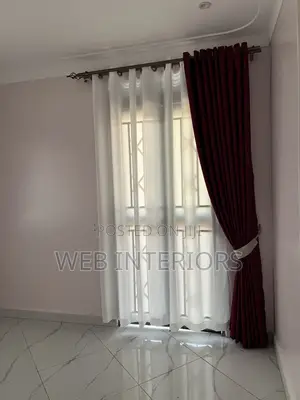 Plain Maroon Curtain Material Per Meter