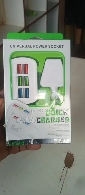 Brand New 5-Port Fast Charger (Type-C & USB-A)