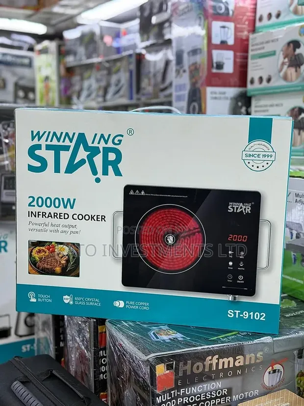 Winning Star 2000W Infrared Cooker (ST-9102) - 1
