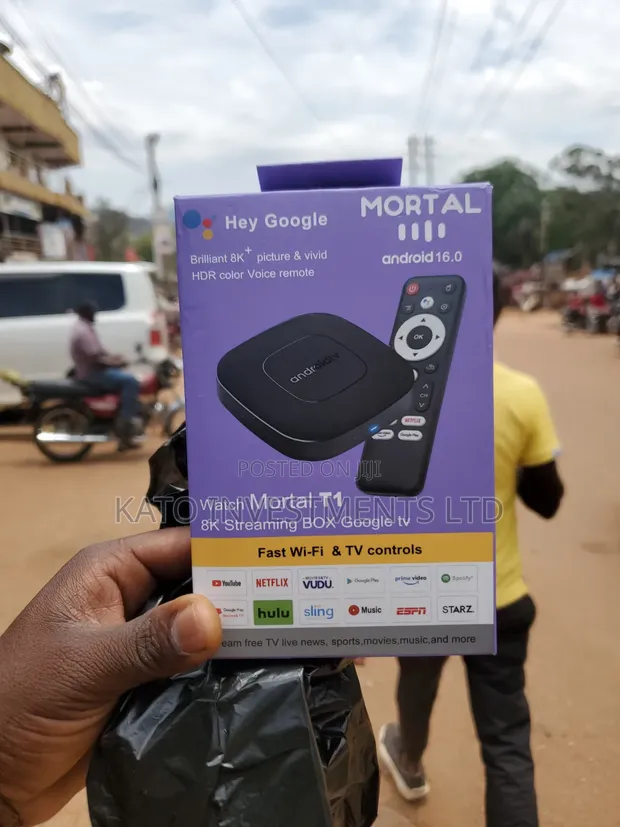 Mortal T1 Android TV Box - 8K Streaming Device - 1