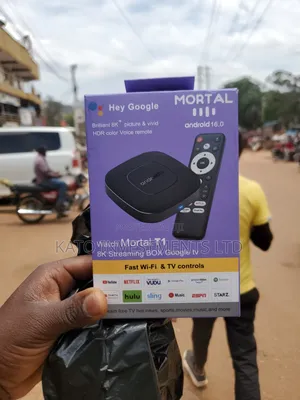 Mortal T1 Android TV Box - 8K Streaming Device