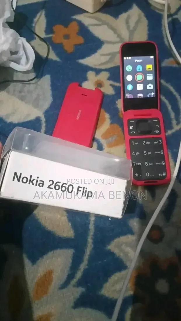 New Nokia 2660 Flip Red - 1