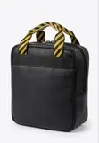 Black Leather Hand Bag - 1