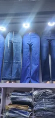 Women's Wide-Leg Jeans - Blue, Brand New - 1
