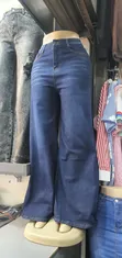 Women's Wide-Leg Jeans - Blue, Brand New - 5