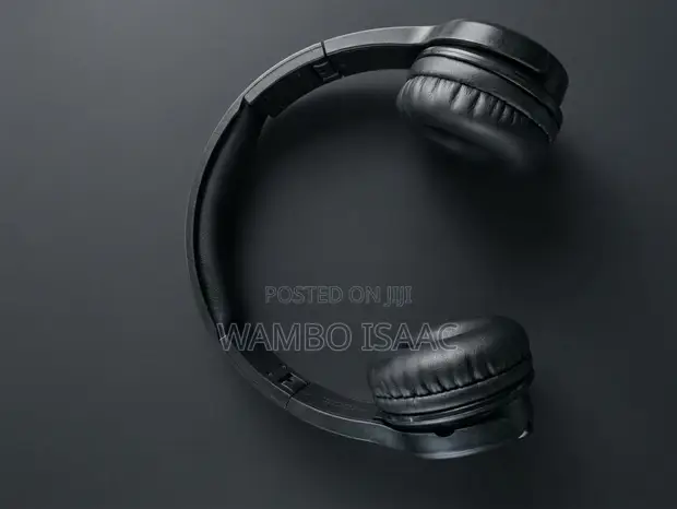 Brand New Black Over-Ear Headphones with Mic - 1