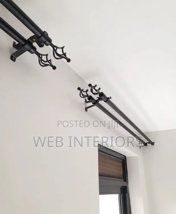Metallic Curtain Rods Per Meter - 1