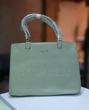 Ladies Leather Handbag with Top Handle