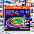 Smart RGB LED Neon Rope Light with App & Remote - 1