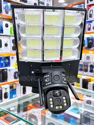 Solar LED Floodlight with CCTV Camera