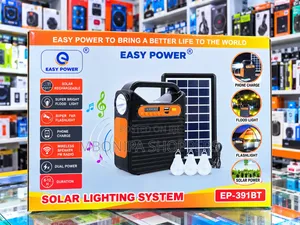 Easy Power EP-391BT Solar Rechargeable Lighting System with Bluetooth Speaker