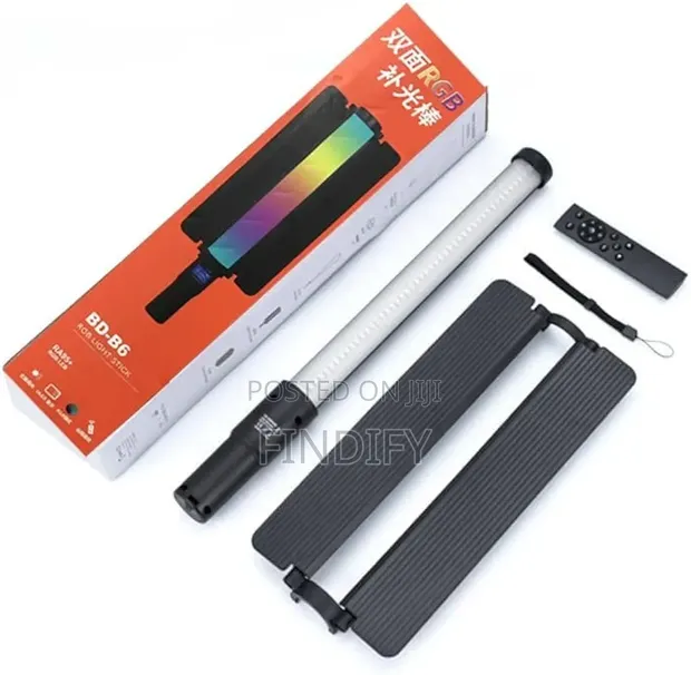 Portable RGB LED Light Wand with Remote - 1