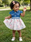 Baby/Girls Denim Dress (3 Months - 2 Years) - 1