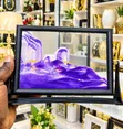 Elegant Purple Flowing Sand Art Frame - 1