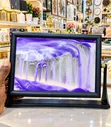 Elegant Purple Flowing Sand Art Frame - 2