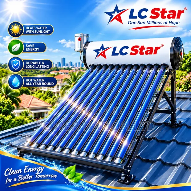 100 Liters LC Star Clean Energy Solar Water Heater - 1