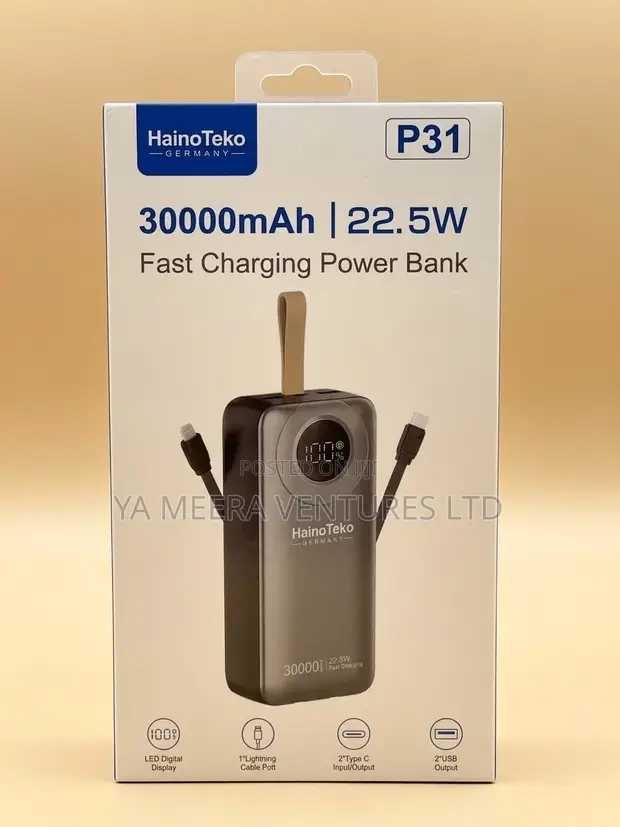 Haino Teko P31 30000mAh 22.5W Fast Charging Power Bank - 1