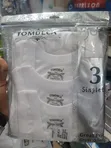 3-Pack TOMDECA Men's Cotton Singlets/Vests - 2