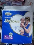 Softcare Gold Baby Diapers (Large, 40 Pieces) - 1