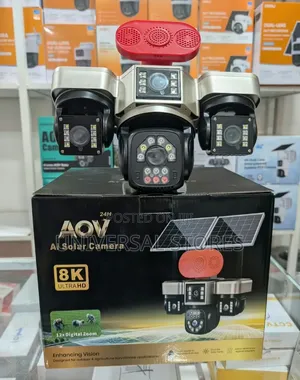 AOV 8K Ultra HD AI Solar Security Camera
