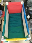 UK Used Multicolor Portable Folding Travel Baby Cot/Playard - 3