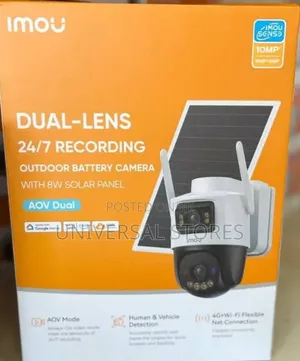 Imou AOV Dual 10MP Outdoor Battery Camera with 8W Solar Panel