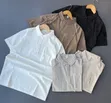 Classy Men's T-Shirts with Turn-Down Collar - 2
