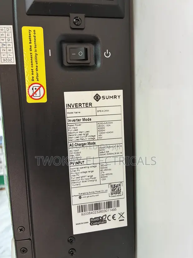 6.2kVA Hybrid Inverter - Sumry - 1