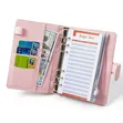 A6 Budget Binder with Zipper Envelopes - 1