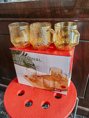 12pc Gold Tea Glasses