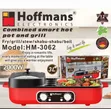 Hoffman 3L Smart Hot Pot and Grill Machine - 2000W (HM-3062) - 2