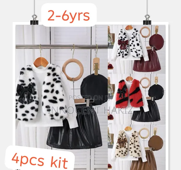 Girls 4-Piece Clothing Set - 1