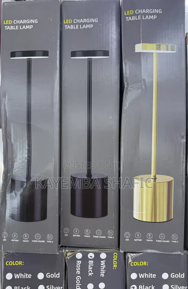 Premium Rechargeable LED Table Lamp with Smart Touch Control - 1