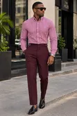 Polo Shirt and Beltless Gentlemen Outfit - 2