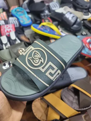 Green Slide Sandals Unisex