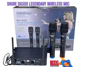 Shure SH-300G Professional Dual UHF Wireless Microphone System