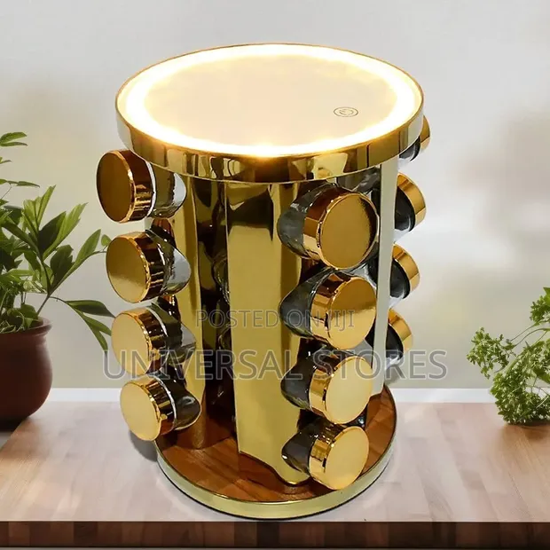 16-Jar Rotating Spice Rack Tower - 1