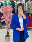 Women's Authentic Plain Blazers - 1