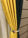 Green and Yellow Curtains Per Meter - 2