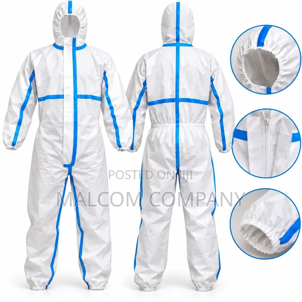 Chemical Protective Overall Suit - White - 1