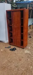 Wood-Mode Brown Rectangular Shoe Rack - 1