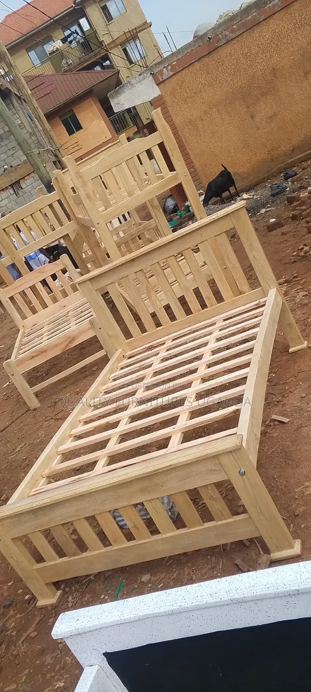 Brand New Solid Wood 4x6 Bed Frame - 1
