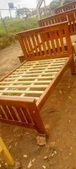 4x6 Brown Bed Frame - 1